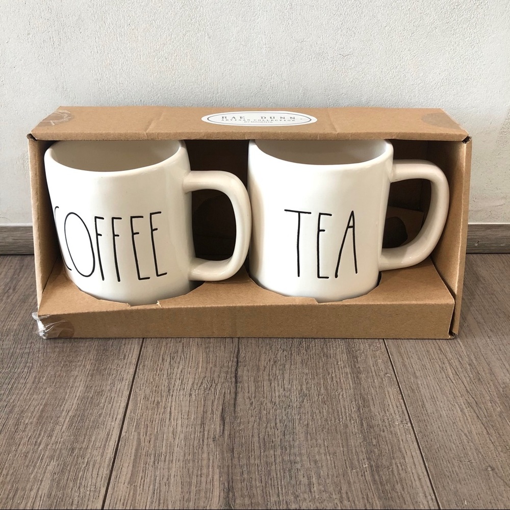 RAE DUNN coffee cup & tea cup gift set